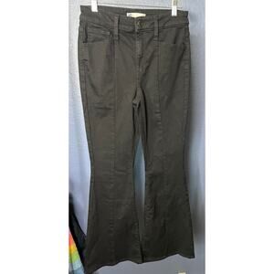 SO High Rise Flare Stretch Jeans Black Size 7 / 28W